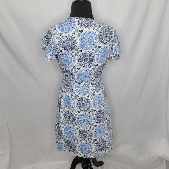 HARPER Heritage Wrap Knee Length Dress - Picture 7 of 15